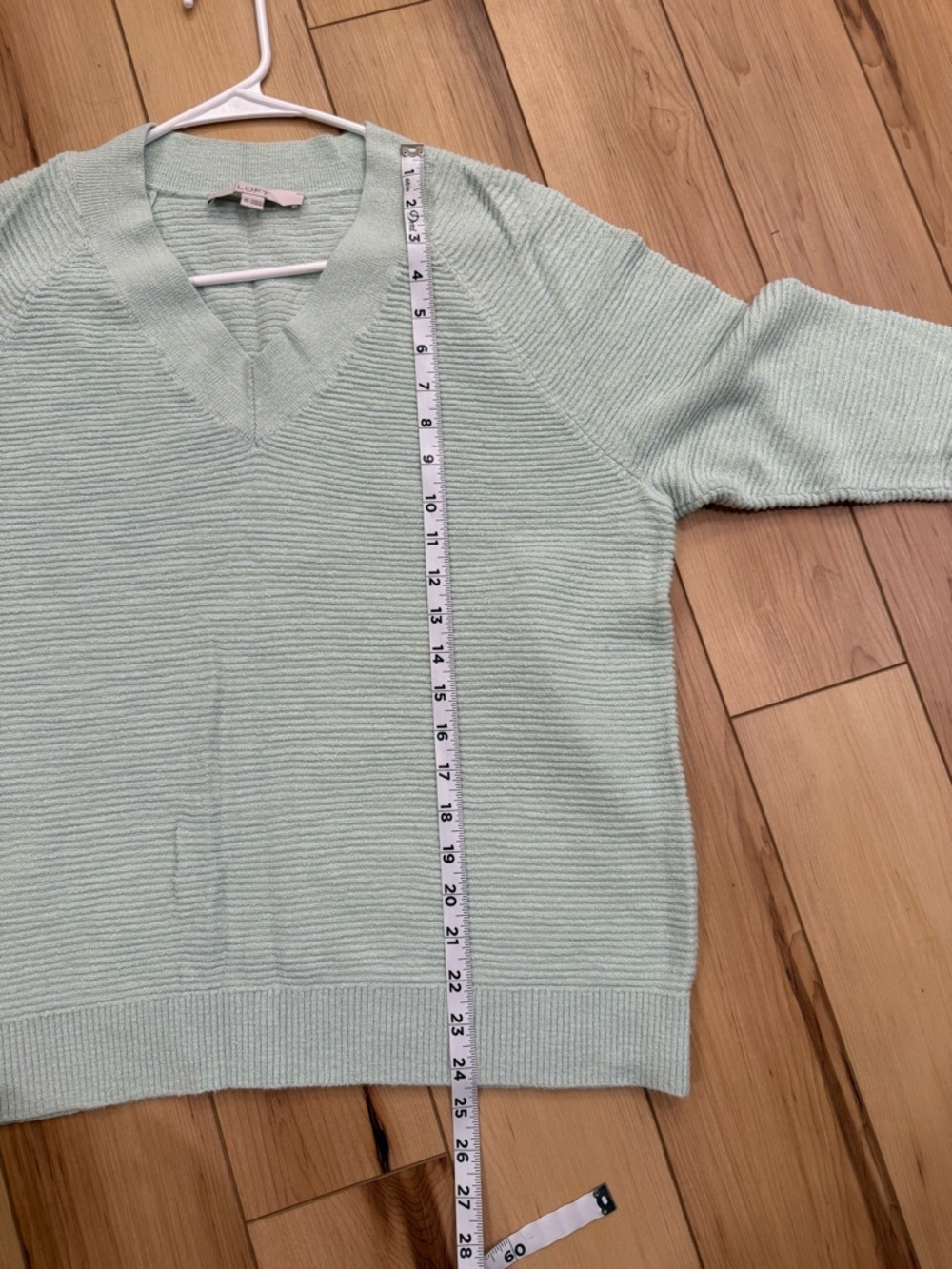LOFT V-Neck Ribbed Sweater - Picture 7 of 7
